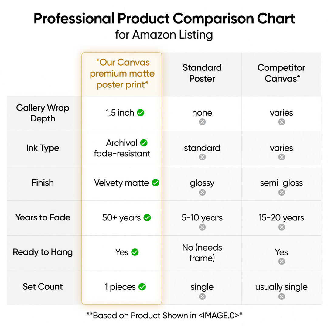 Motivational Wall Posters - Set of 6 | 11x17"