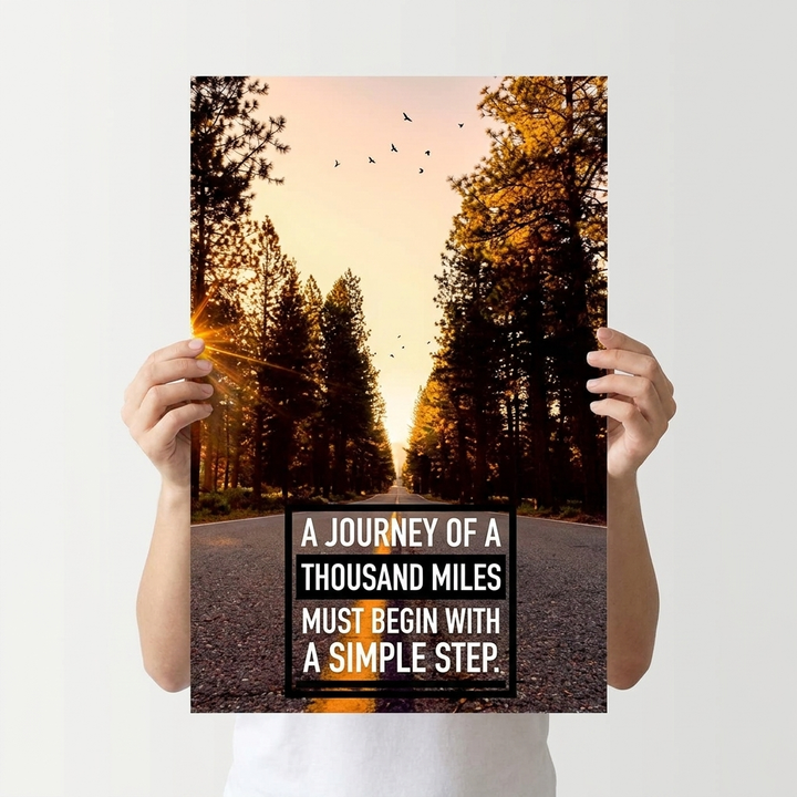 Motivational Wall Posters - Set of 6 | 11x17"