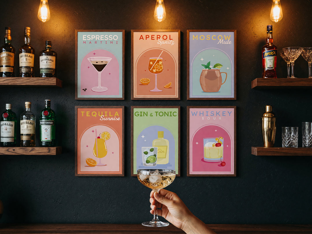 Cocktail Posters lifestyle image