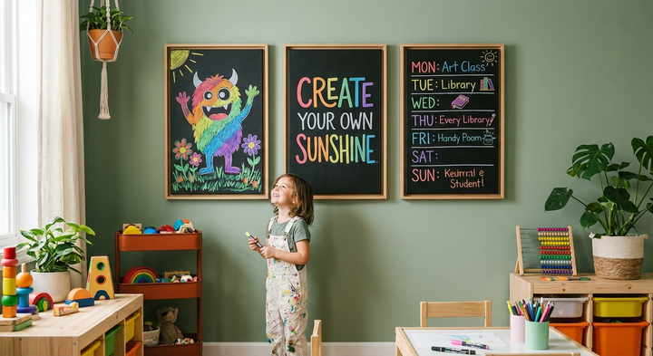 Chalkboard Style Wall Art — Set of 3 | 11×17"