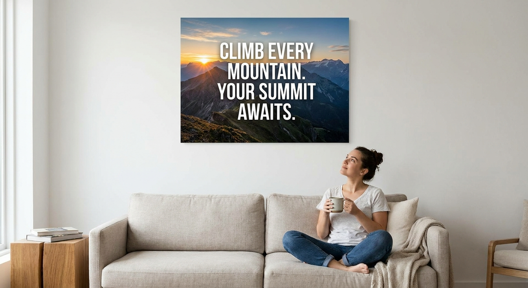 Large Motivational Wall Art Posters — Set of 6 | 17×24"