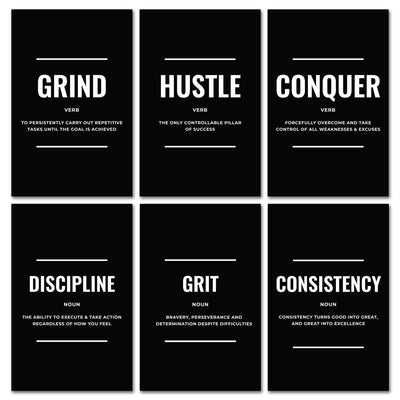 Inspirational Wall Art Posters -  11x17" (set of 6)