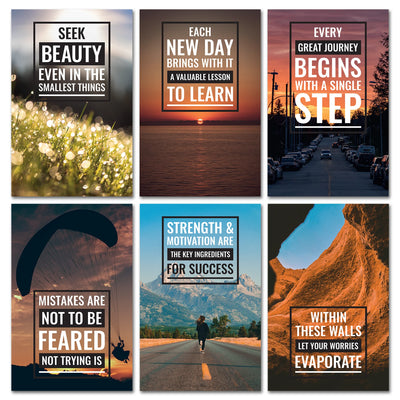 Inspirational quotes posters -  11x17" (set of 6)