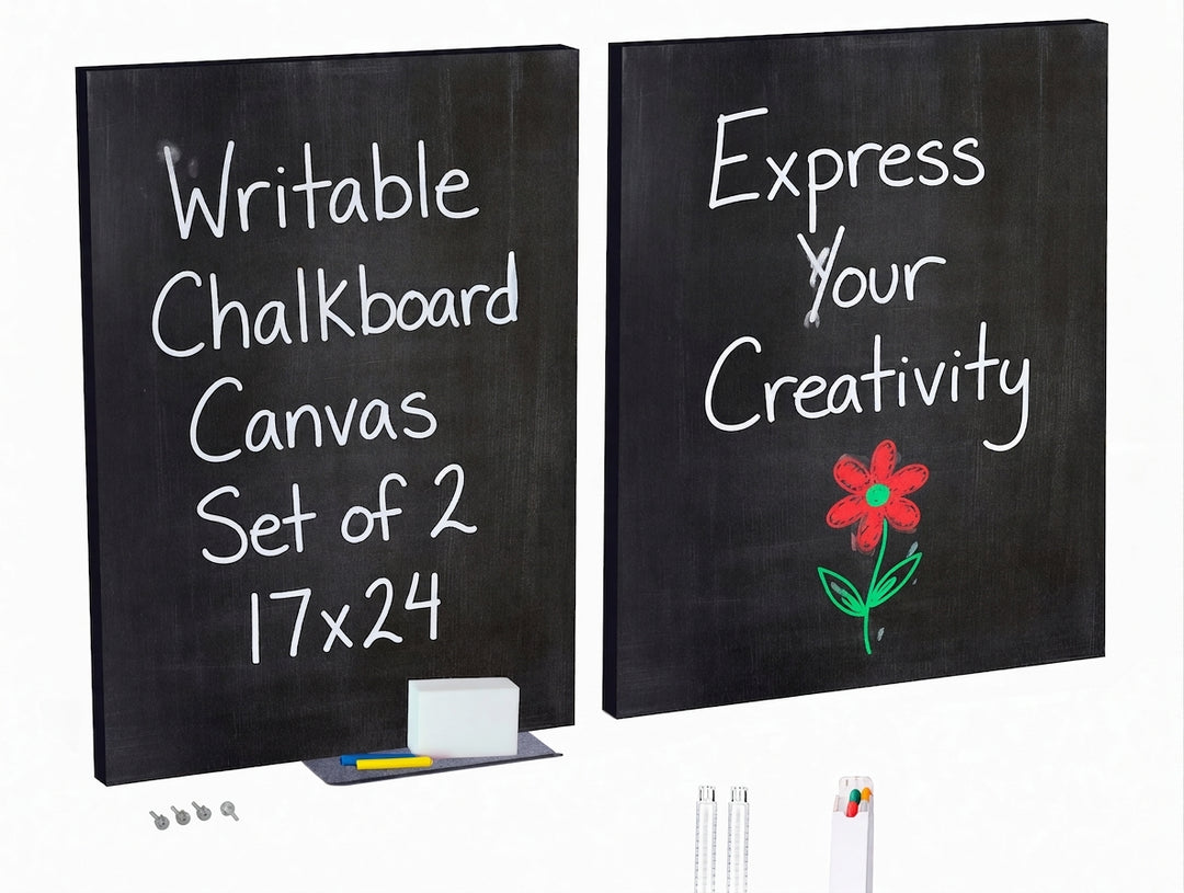 Chalkboard Style Wall Art — Set of 2 | 17×24"