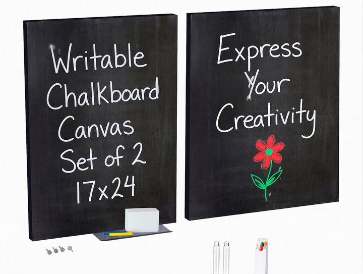Chalkboard Style Wall Art — Set of 2 | 17×24"