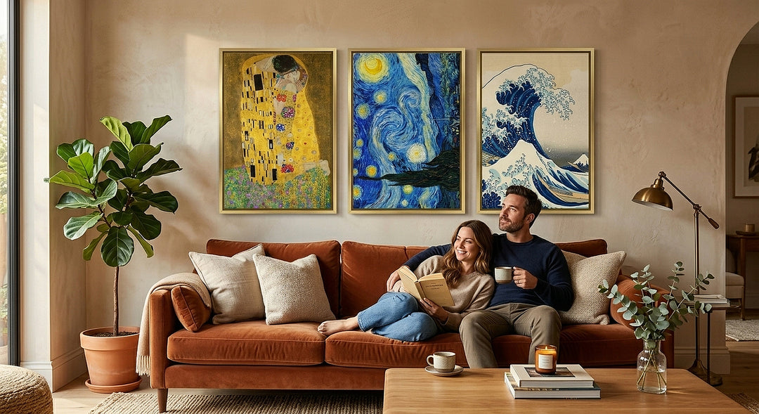 Famous Paintings Canvas Wall Art | 16×24" Gallery Wrap