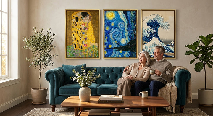 Famous Paintings Canvas Wall Art | 16×24" Gallery Wrap