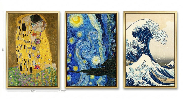 Famous Paintings Canvas Wall Art | 20×30" Gallery Wrap