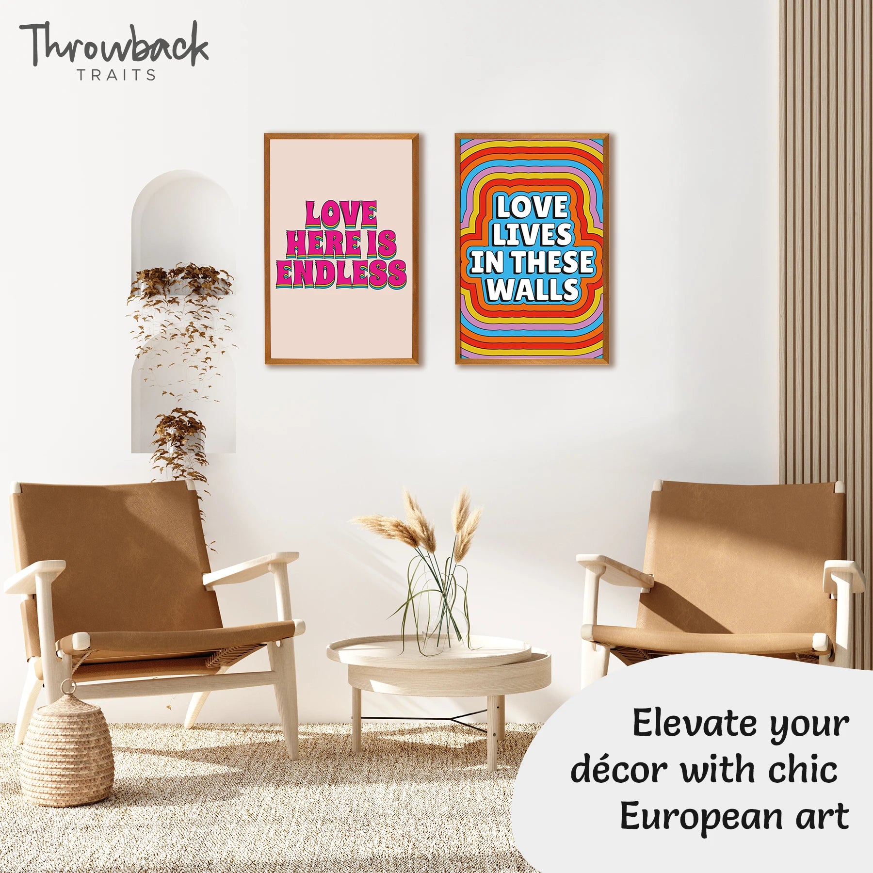 Funky Wall Art Posters - 11x17" (set of 6) – Throwback Traits