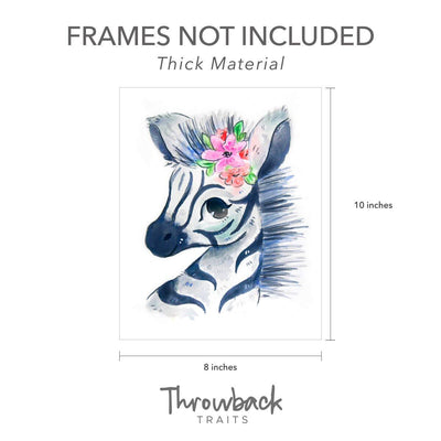Animal Nursery Wall Posters - 8x10" (6 posters)