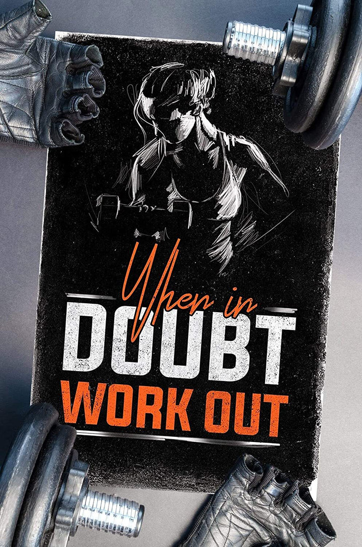Pósteres motivacionales para gimnasio y entrenamiento - 11x17" (4 pósters)