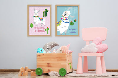 Llama Wall Posters - 11x17" (4 posters)